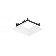 Nora NAPT-3SDNMPW - 3" Apollo Square Flangeless Downlight Trim, Matte Powder White Finish