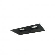 Nora NMIOT-12-B-FF-40X-10-B - Iolite MLS 2-Head Trim Kit, Black Flange, 4000K, 1000lm, Black Fixed Downlt. Trims