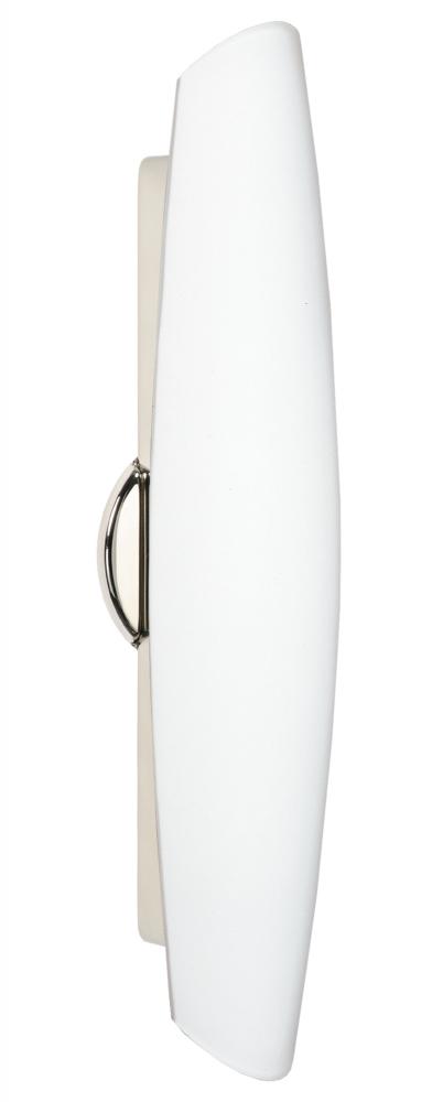 Besa Wall Aero 21 Polished Nickel Opal Matte 2x5W LED