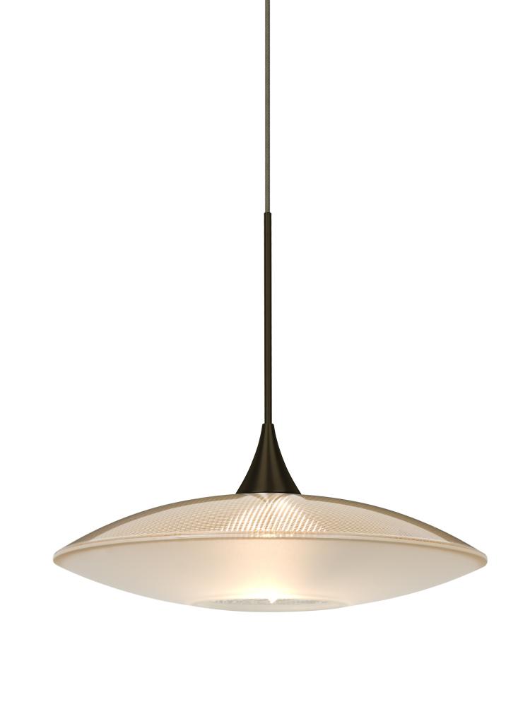Besa Pendant For Multiport Canopy Spazio Bronze Gold/Frost 1x50W Halogen