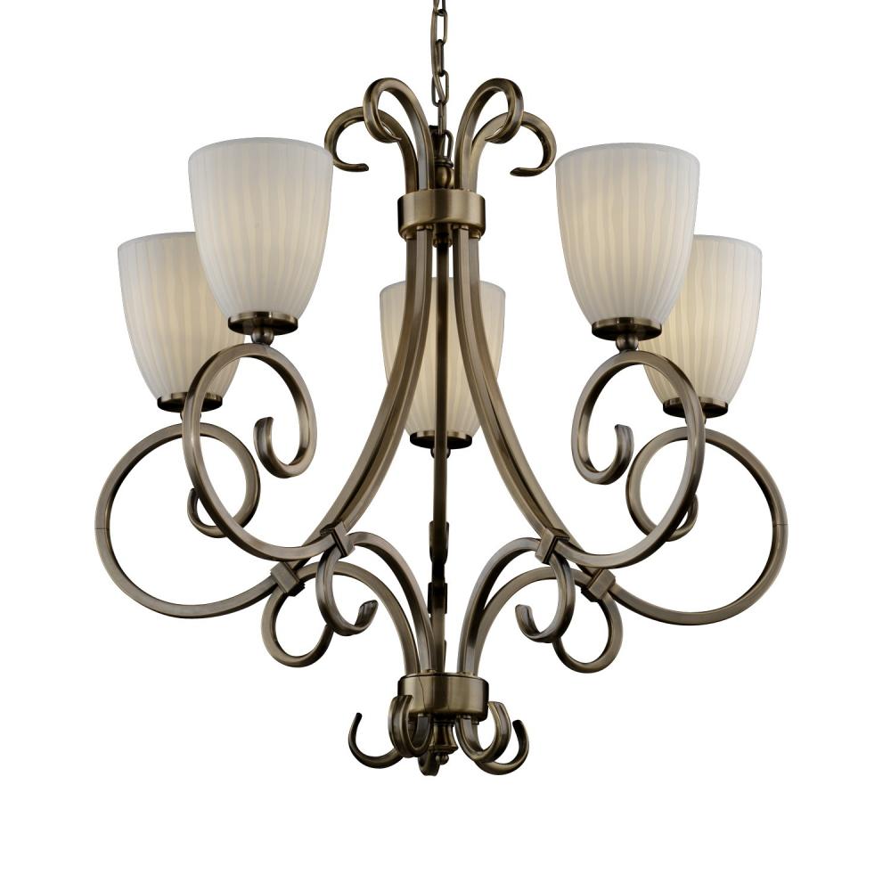 Victoria 5-Uplight Chandelier
