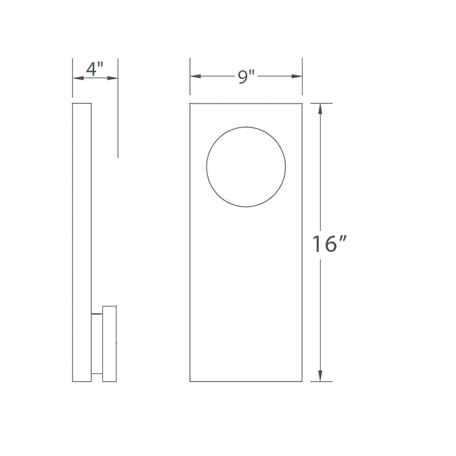 VOID 16IN INDOOR/OUTDOOR SCONCE