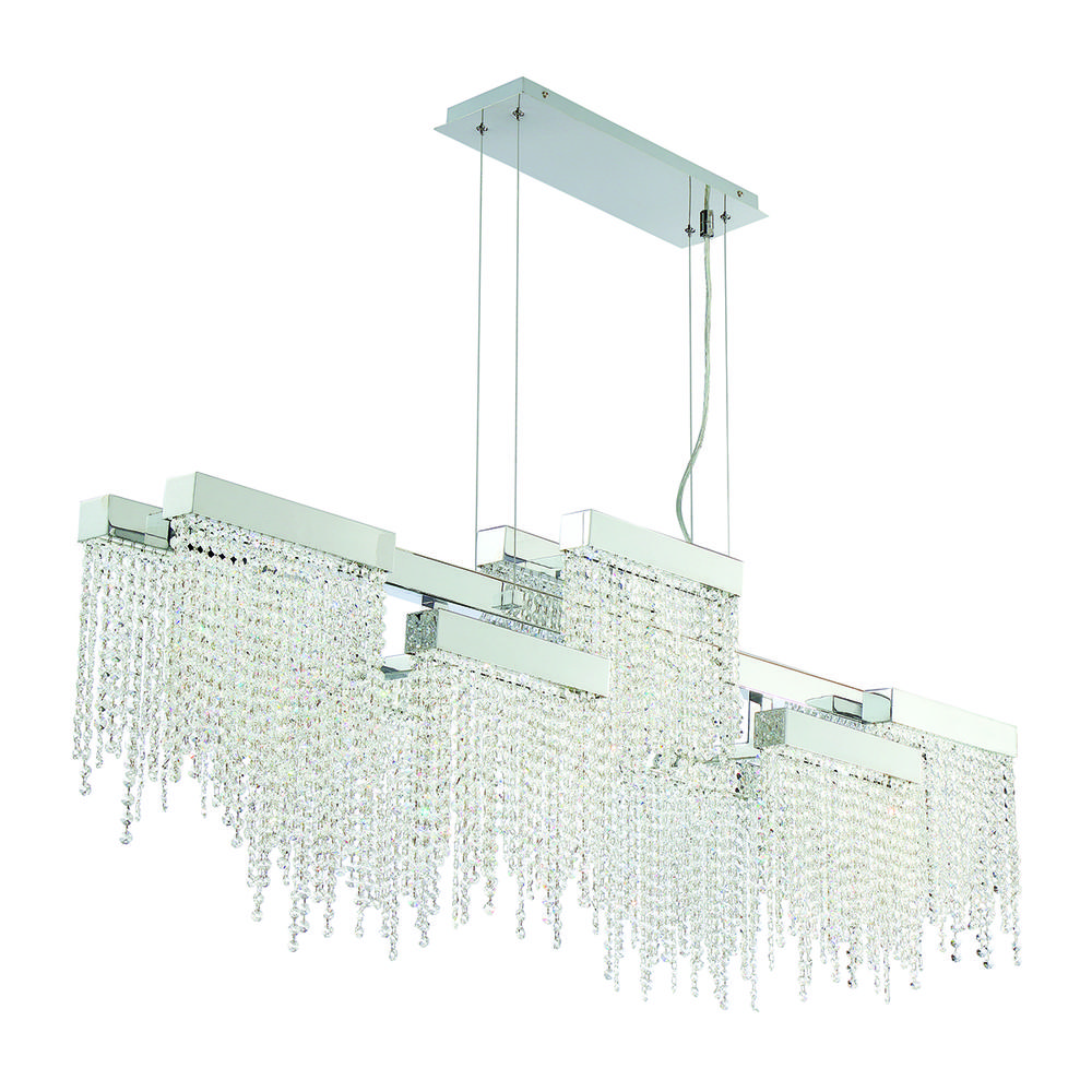 ROSSI,10LT LED CHANDELR,CHR