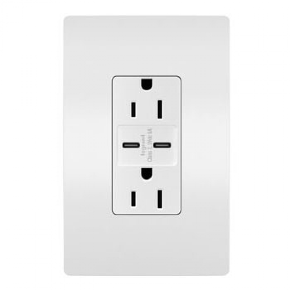 radiant 15A Tamper-Resistant Ultra-Fast USB Type C/C Outlet, White (10 pack) (10 pack)