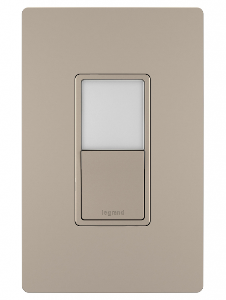 radiant Single Pole/3-Way Switch with Night Light, Nickel (6 pack) (6 pack)