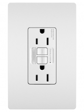 Legrand Radiant 1597NTLTRW - radiant® Tamper-Resistant 15A Duplex Self-Test GFCI Receptacles with SafeLock® Protection