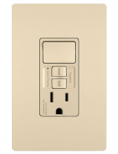 Legrand Radiant 1597SWTTRICCD4 - radiant Combination Single Pole Switch & Tamper-Reistant 15A Duplex Self-Test GFCI Receptacles wi