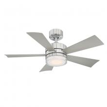 Modern Forms US - Fans Only FR-W1801-42L-27-SS - Wynd Downrod Ceiling Fan