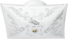 Nuvo 60/6032 - 2 Light - 12" - Ceiling Fixture - Square Floral; Color retail packaging