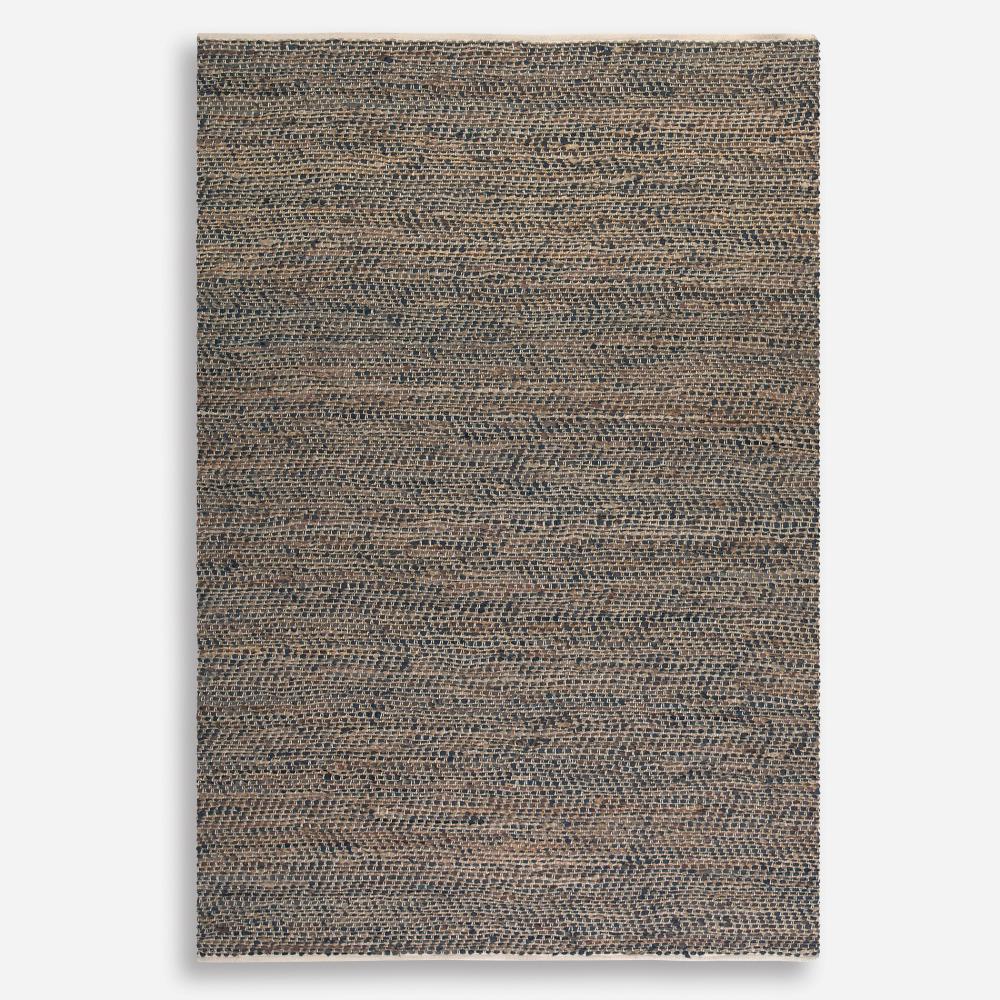 Uttermost Tobais 5 X 8 Rescued Leather & Hemp Rug