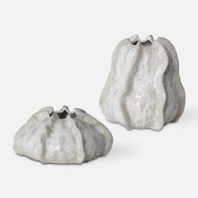 Uttermost 17973 - Uttermost Urchin Textured Ivory Vases Set/2