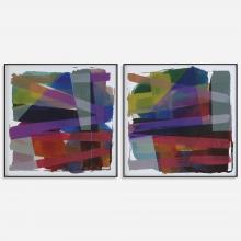 Uttermost 41449 - Uttermost Vivacious Abstract Framed Prints Set/2