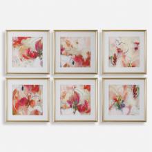 Uttermost 32340 - Uttermost Fresh Start Red Abstract Prints Set/6
