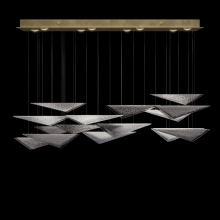 Fine Art Handcrafted Lighting 100117-55 - Volo 58"W Rectangular Pendant